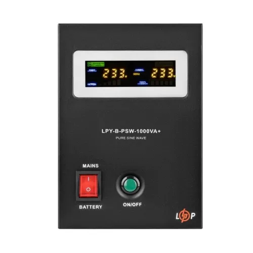 ИБП с правильной синусоидой 12V LogicPower LPY-B-PSW-1000VA+ (700Вт) 10A/20A (LP4151)
