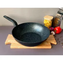 Сковорода 28 см. KRAUZER 78108 TITANIUM LINE (WOK)