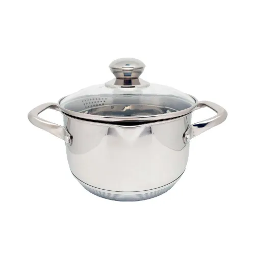 Каструля нержавіюча сталь 3,6 л KRAUZER 78603 Chief Series 20 см