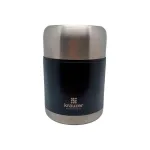 Термос харчовий 750 мл нержавіюча сталь з широким горлом KRAUZER 87-750 Matte Black