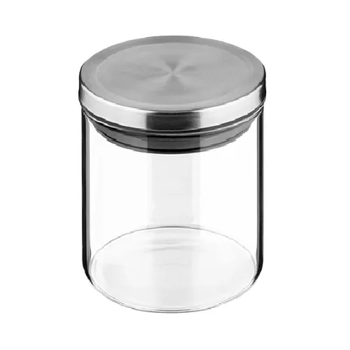 Контейнер для сипких термостійке скло з металевою кришкою 750 мл KRAUZER 61-750