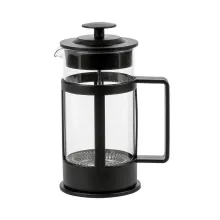 Френч-прес 1000 мл боросилікатне скло KRAUZER 77229 чорний