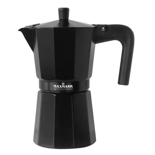 Кавоварка гейзерна на 6 чашок 300 мл Maxmark MK-106BLK