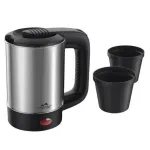 Чайник электрический дорожный с пластиковыми стаканчиками в комплекте Monte MT-1819