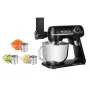 Комбайн кухонный с мясорубкой и планетарным миксером ECG FORZA 6600 Metallo Nero - фото № 4