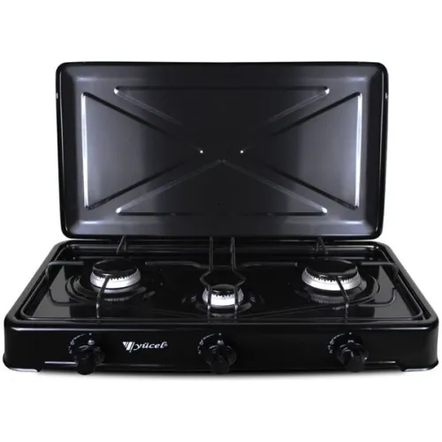 Плита настольная газовая Yucel O-300-LPG-black