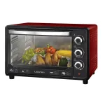 Електрична конвекційна духовка з автовідключенням 48 літрів Liberton LEO-480 Red