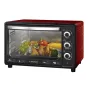 Электрическая духовка конвекционная с автоотключением 48 литров Liberton LEO-480 Red