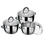 Набір посуду нержавіюча сталь 6 предметів Maxmark MK-VS5506F