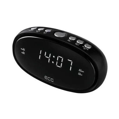 Радіобудильник електронний з рідкокристалічним дисплеєм ECG RB 010 Black