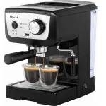 Кавоварка-еспресо ріжкова кавомашина ECG ESP 20101 Black