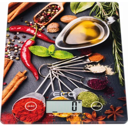 Ваги кухонні електронні ECG KV 117 Chilli дисплей із сенсорним контролем