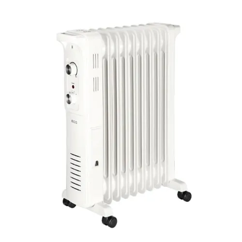 Обігрівач радіатор масляний на колесах для дому ECG OR 2090 з 9 секціями