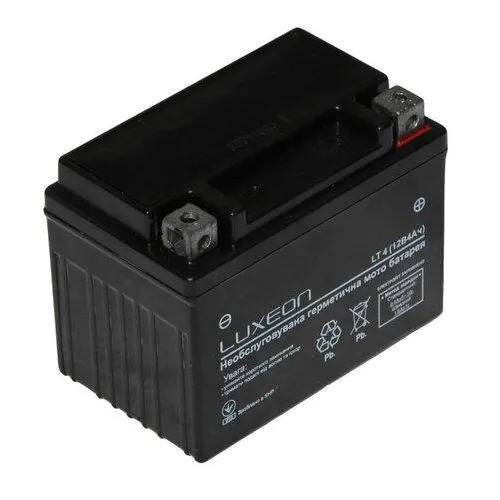 Акумуляторна батарея Luxeon МОТО LT4 12 В 4 АЧ