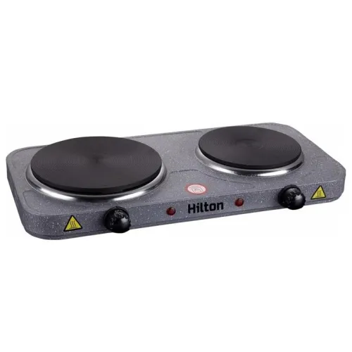 Плита настільна електрична двоконфорочна Hilton HEC-203