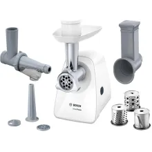 М'ясорубка з насадками для овочів та соковижималкою Bosch MFW2517W М'ясорубка з насадками для овочів та соковижималкою Bosch MFW2517W