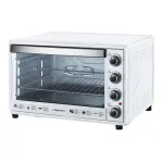 Духовка електрична з грилем та додатковим деком для піци Liberton LEO-650 White 65л