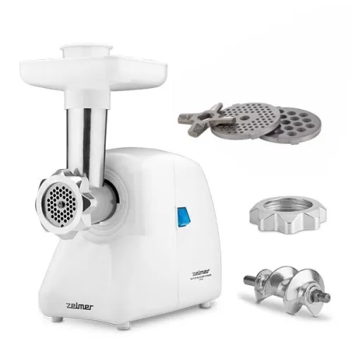 Електром'ясорубка для м'яса та овочів Zelmer ZMM2851B з металевими шестернями