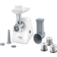 М'ясорубка з насадками для овочів та ковбасок Bosch MFW2514W