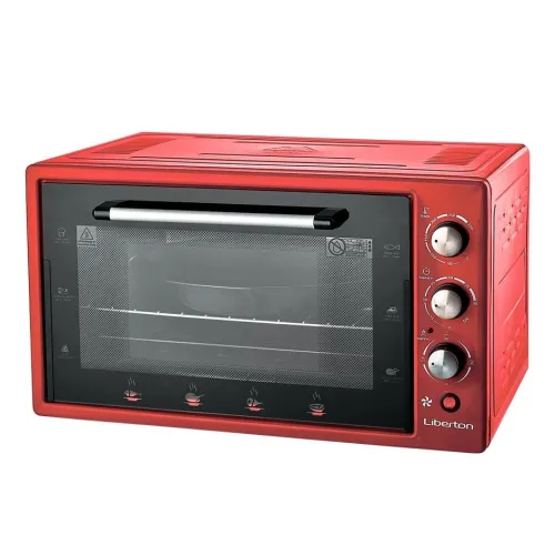 Духовка електрична з конвекцією та підсвічуванням 48л Liberton LEO-482 Red